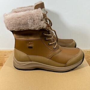 NEW UGG 7 Women's Chestnut Adirondack‎ Waterproof Wool Blend Insulated …